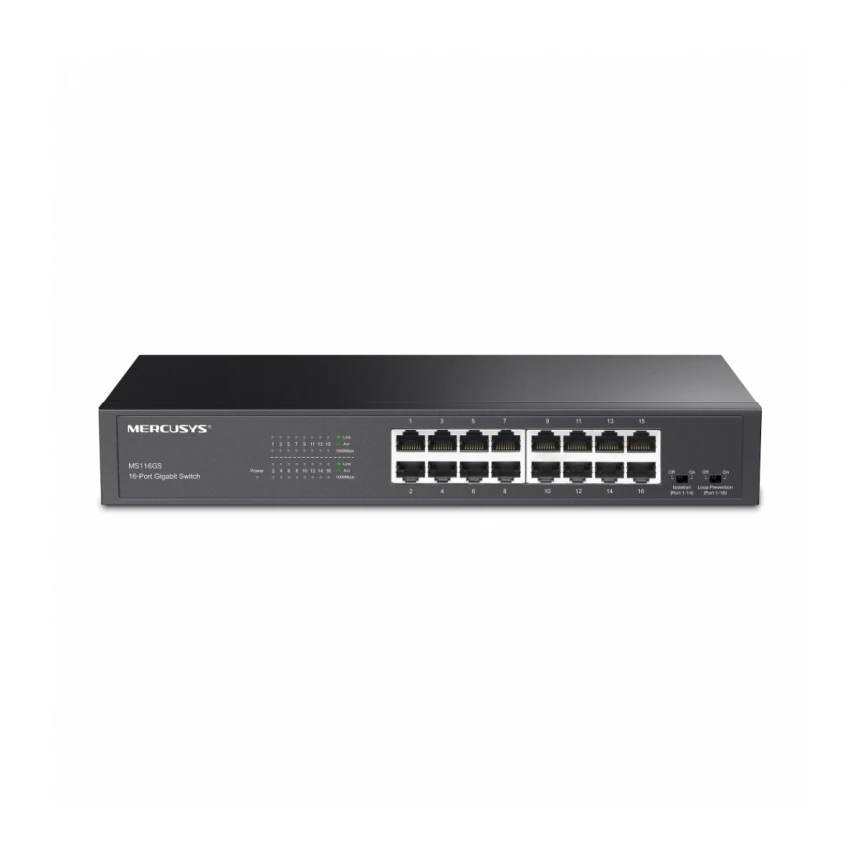MERCUSYS MS116GS(UN) 16-Port Gigabit Desktop/Rackmount Switch 