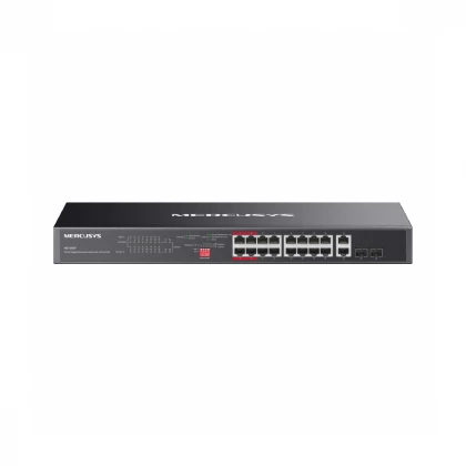 MERCUSYS MS120GP(UN) 20-Port Gigabit Rackmount Switch with 16-Port PoE+ 