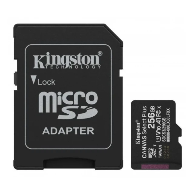 Micro SD Kingston 256GB SDCS3/128GB + adapter