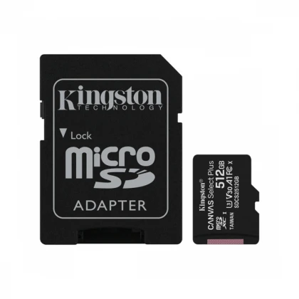 Micro SD Kingston 512GB Canvas Select Plus SDCS2/512GB +adapter
