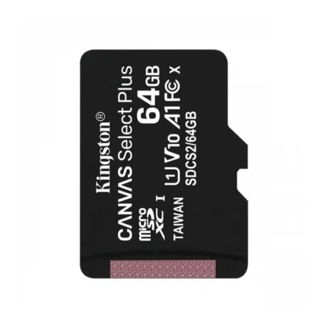 Micro SD Kingston 64GB Canvas Select Plus SDCS2/64GBSP bez adaptera