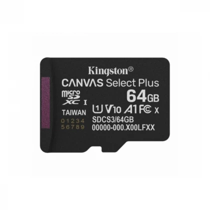 Micro SD Kingston 64GB Canvas Select Plus SDCS3/64GBSP bez adaptera
