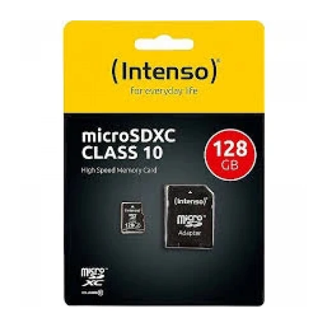 Micro SDXC Intenso 128GB Class10 3413491 + adapter