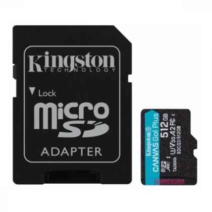 Micro SDXC Kingston 512GB SDCG3/512GB, sa adapterom