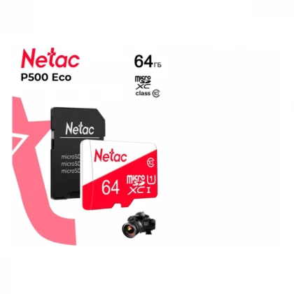 Micro SDXC Netac 64GB P500 ECO NT02P500ECO-064G-R sa adapterom