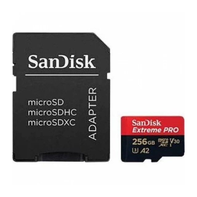 Micro SDXC SanDisk 256GB Ultra, SDSQUAC-256G-GN6MA + Adapter