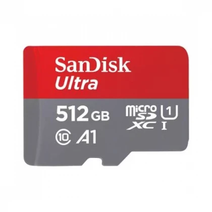 Micro SDXC SanDisk 512GB Ultra, SDSQUAC-512G-GN6MA + adapter