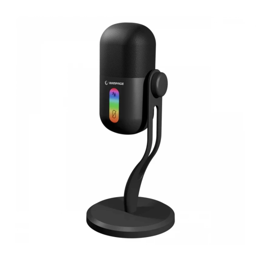 Mikrofon Rampage Arpeggio RGB crni 42798