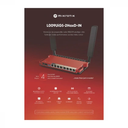 MIKROTIK (L009UiGS-2HaxD-IN) Gigabit Wi-Fi 6 ruter 