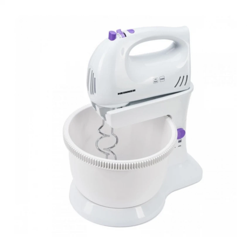 Mikser sa posudom HEINNER HMB-350UV 2,5l/300W/5 brzina/Beli