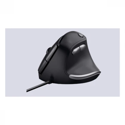 Miš TRUST BAYO ERGO žični/crna