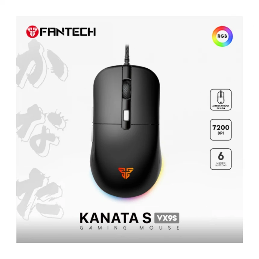 Miš USB Fantech VX9S Kanata S crni