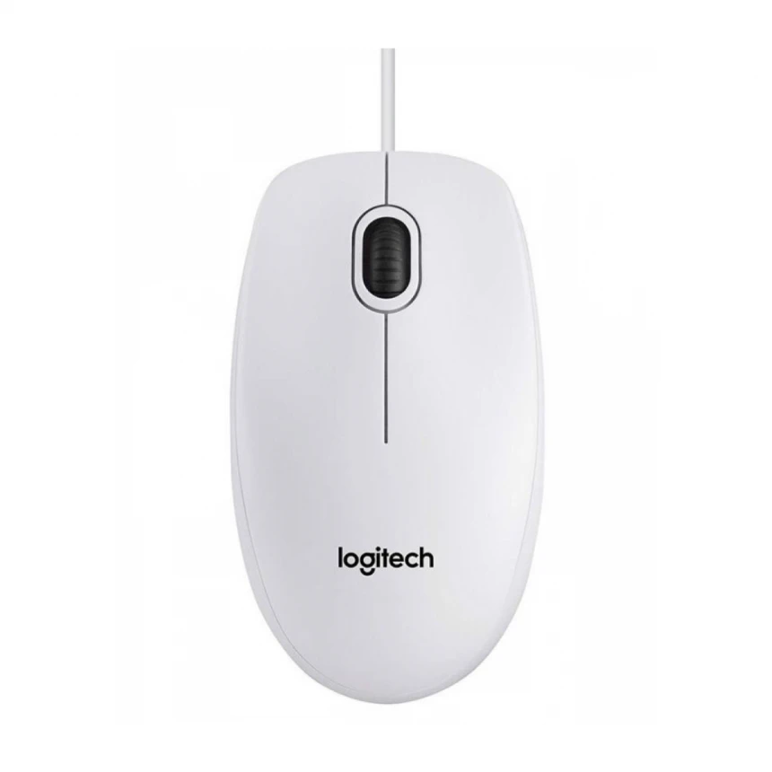 Miš USB Logitech B100 Optical White 910-003360