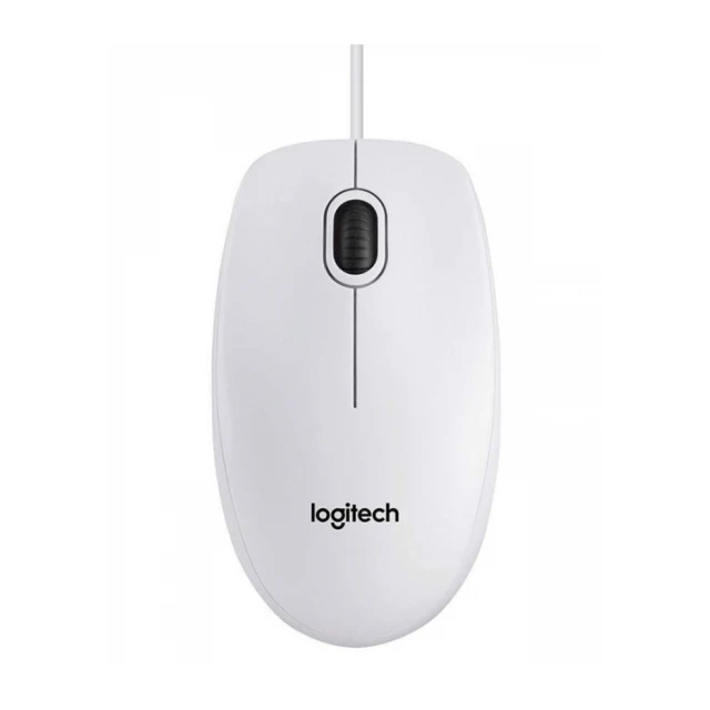 Miš USB Logitech B100 Optical White 910-003360