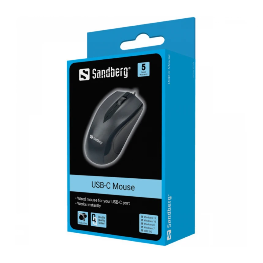 Miš USB Sandberg USB-C 631-04