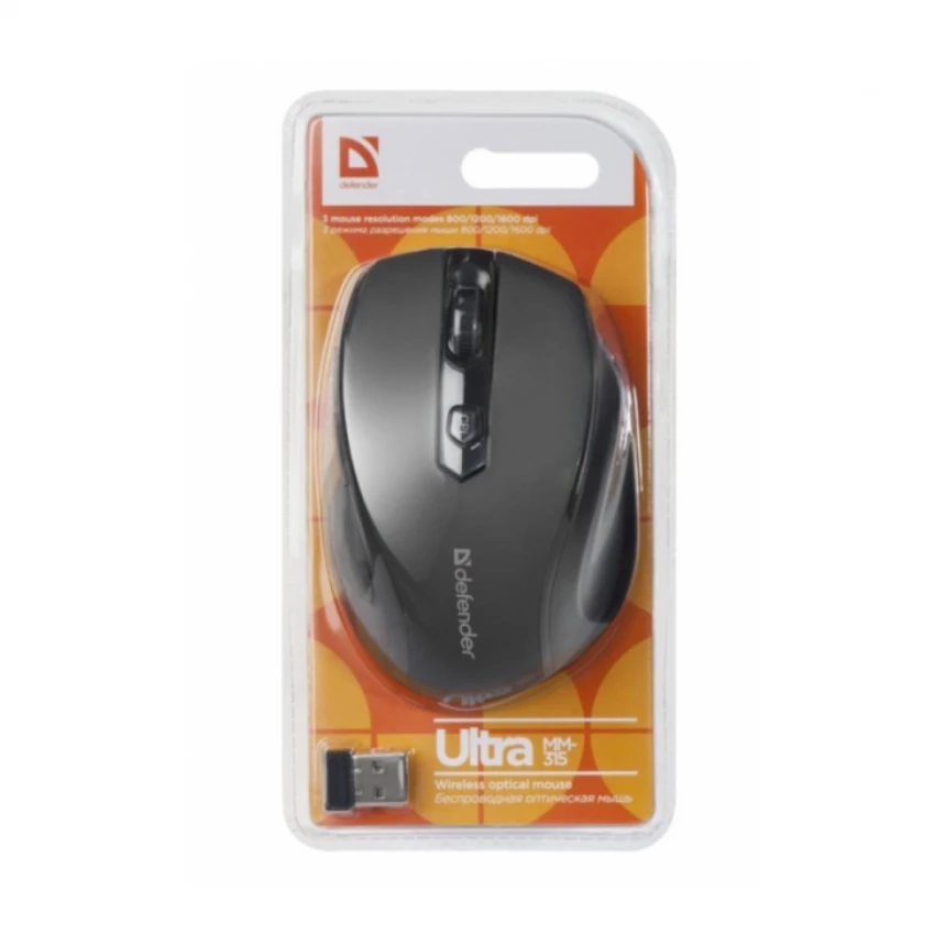 Miš Wireless Defender Ultra MM-315, black