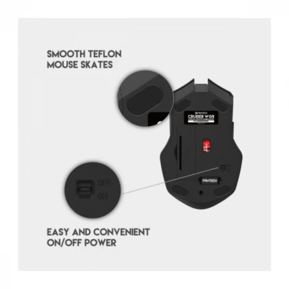 Miš Wireless Fantech WG11 Cruiser space edition beli