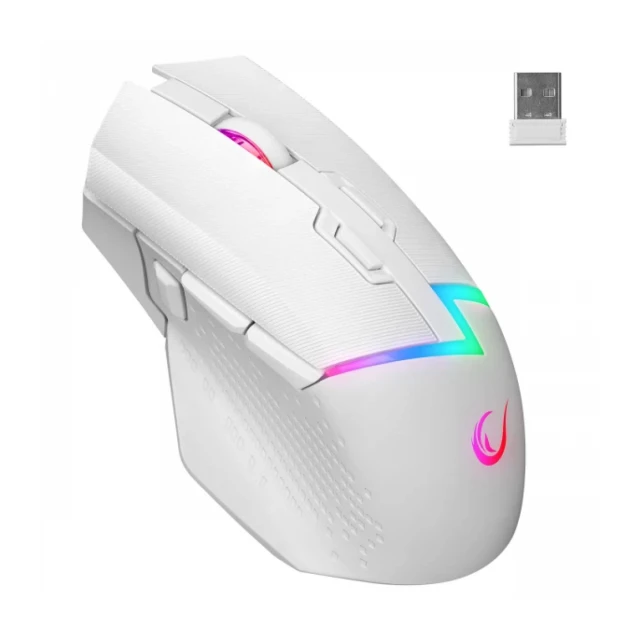 Miš Wireless gaming Rampage DROP M3 V2 beli 42562