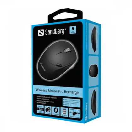 Miš Wireless Sandberg Pro Recharge 631-02