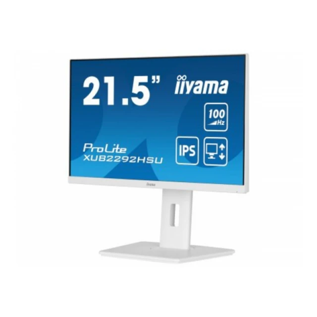 Monitor 21.5" Iiyama XUB2292HSU-W6 IPS 1920x1080/100Hz/0.4ms/HDMI/DP/USB/beli