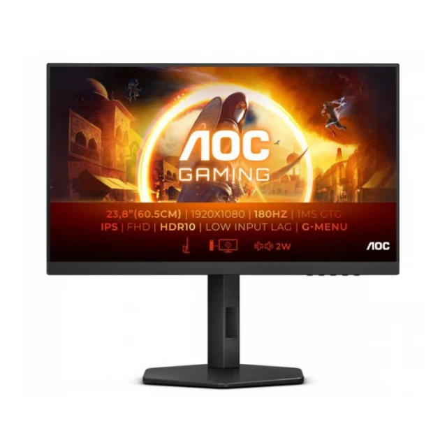 Monitor 23.8" AOC 24G4X 1920x1080/0.5ms/HDR19/HDMI/DP/Full Ergonomic