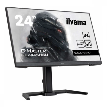 Monitor 23.8" Iiyama GB2445HSU-B2 IPS 1920x1080/100Hz/1ms/HDMI/DP/USB/pivot/zvuč  