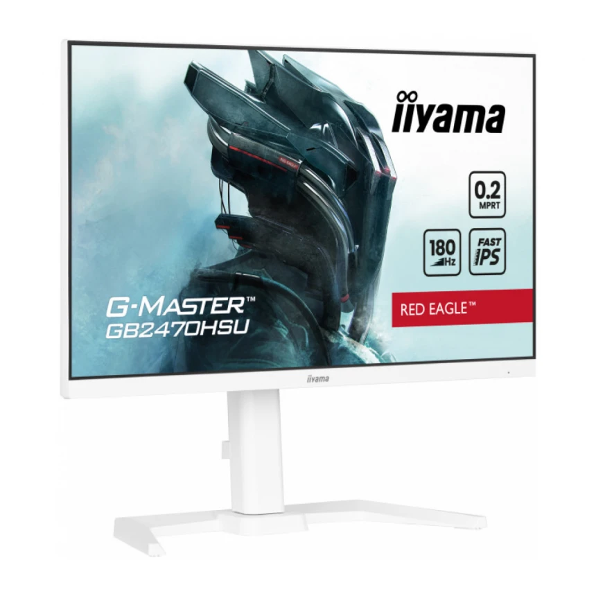 Monitor 23.8" Iiyama GB2470HSU-W6 IPS 1920x1080/180Hz/0.2ms/HDMIDP/USB/zvučnici