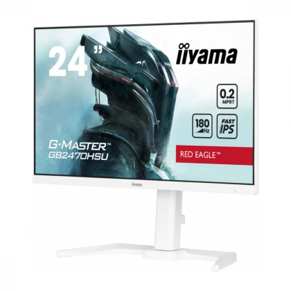 Monitor 23.8" Iiyama GB2470HSU-W6 IPS 1920x1080/180Hz/0.2ms/HDMIDP/USB/zvučnici