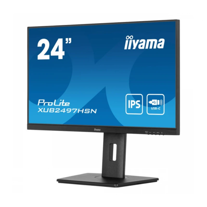 Monitor 23.8" Iiyama XUB2497HSN-B1 IPS 1920x1080/100Hz/1ms/HDMI/DP/USB/RJ45