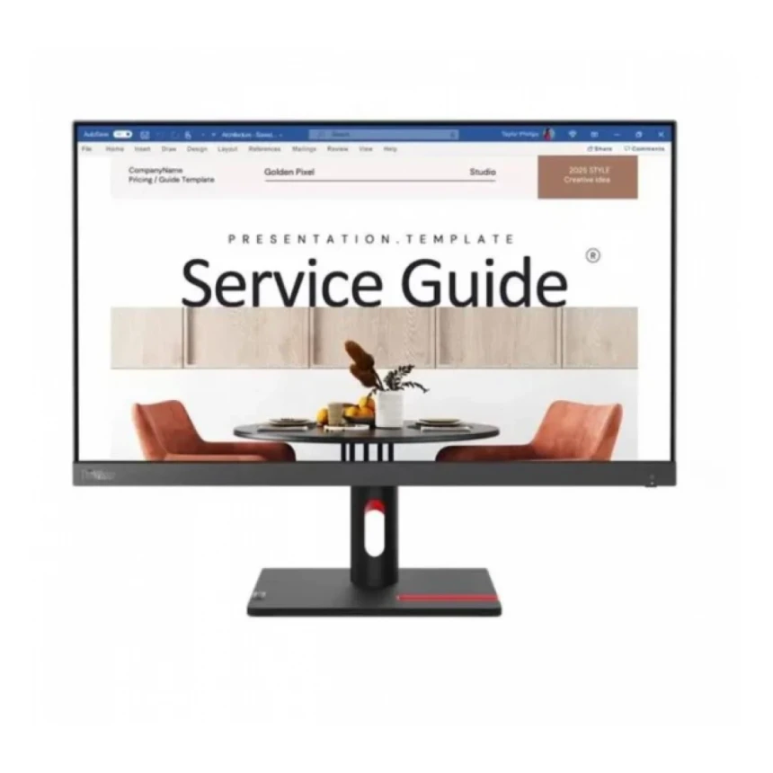 Monitor 23.8" Lenovo S24i-30 63DEKAT3EU IPS 1920x1080/100Hz/4ms/2xHDMI/VGA