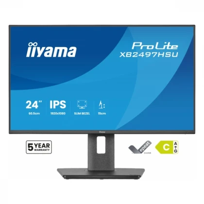 Monitor 24" Iiyama XB2497HSU-B1 IPS 1920x1080/120Hz/4ms/HDMI/DP/USB/pivot/zvucni