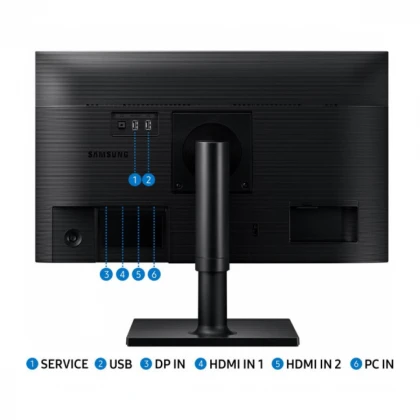 Monitor 24" Samsung LF24T450FQR IPS 1920x1080/75Hz/5ms/HDMI/DP/USB
