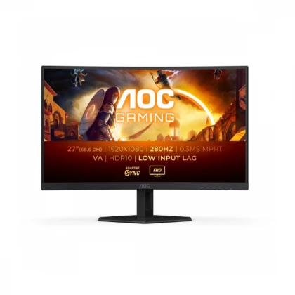 Monitor 27" AOC C27G4ZXE VA 1920x1080/280Hz/0.3ms/2xHDMI/DP/zakrivljen