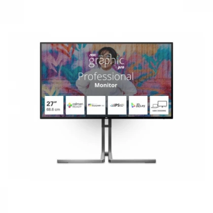 Monitor 27" AOC U27U3CV IPS 3840X2160/60Hz/4ms/HDMI/DP/USB/VESA/pivot