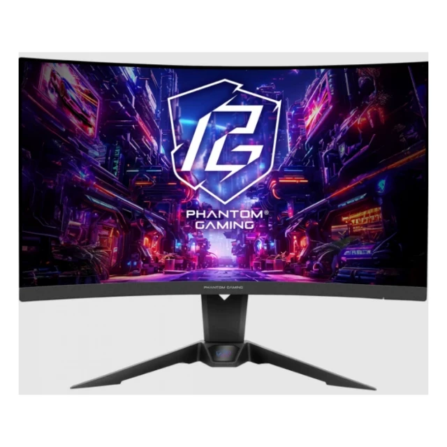 Monitor 27" ASRock PG27QRT2A VA 2560x1440/180Hz/1ms/2xHDMI/DP
