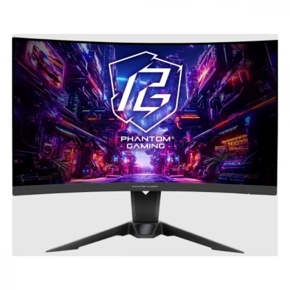 Monitor 27" ASRock PG27QRT2A VA 2560x1440/180Hz/1ms/2xHDMI/DP