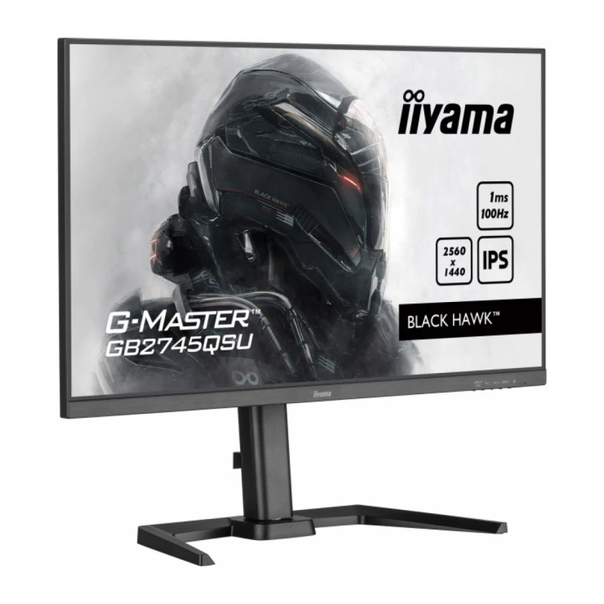 Monitor 27" Iiyama G-Master GB2745QSU-B2 IPS 2560x1440/100Hz/1ms/HDMI/DP/USB/zvu