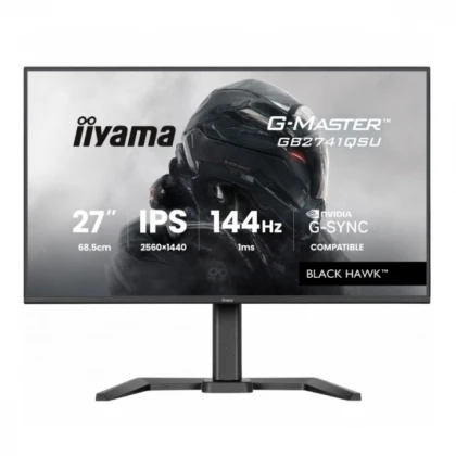 Monitor 27" Iiyama GB2741QSU-B1 IPS 2560x1440/144Hz/1ms/HDMI/DP/USB