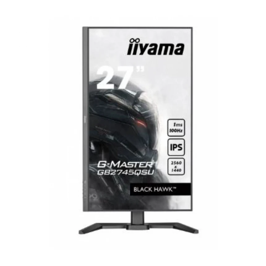 Monitor 27" Iiyama GB2745QSU-B2 IPS 2560x1440/100Hz/1ms/HDMI/DP/USB/pivot