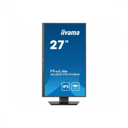 Monitor 27" Iiyama XUB2797HSN-B1 IPS 1920x1080/100Hz/1ms/HDMI/DP/USB/RJ45