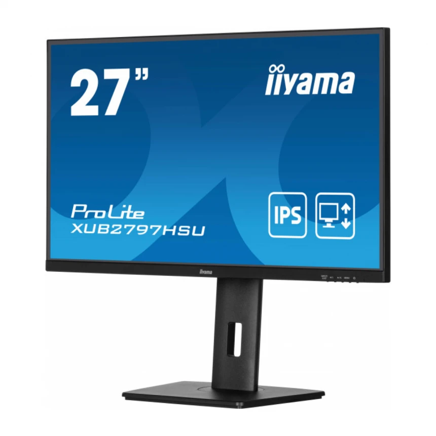 Monitor 27" Iiyama XUB2797HSU-B2 IPS 1920x1080/100Hz/1ms/HDMI/DP/USB/zvučnici