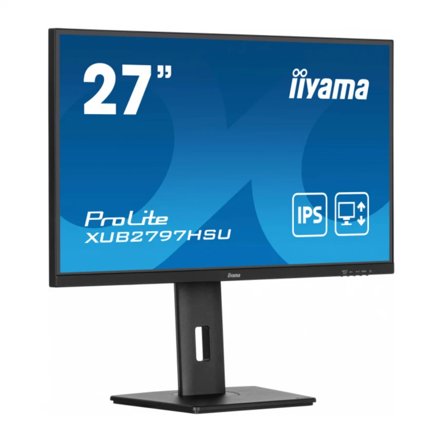 Monitor 27" Iiyama XUB2797HSU-B2 IPS 1920x1080/100Hz/1ms/HDMI/DP/USB/zvučnici