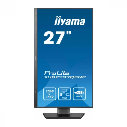 Monitor 27" Iiyama XUB2797QSNP-B1 IPS 2560x1440/100Hz/1ms/HDMI/DP/USB/RJ45/zvučn 