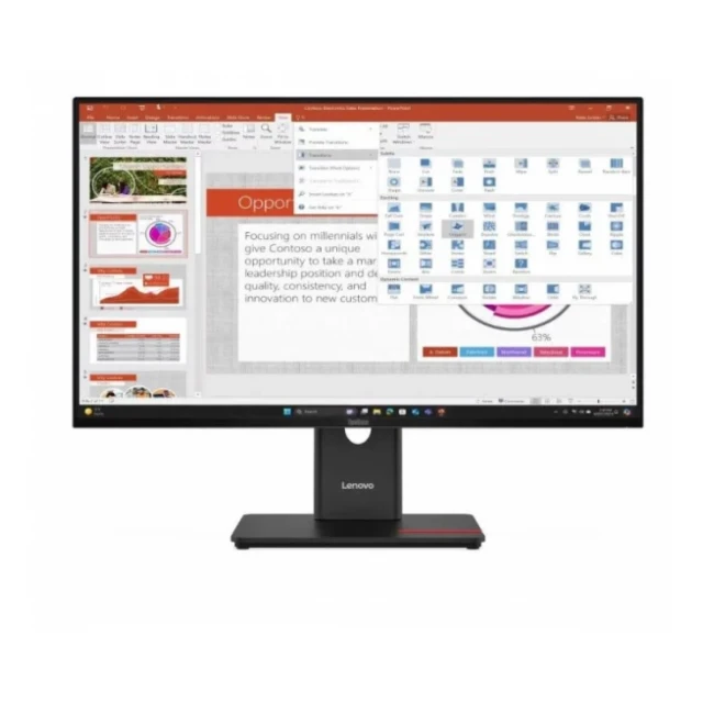 Monitor 27" Lenovo T27-40 64A5MAT6EU IPS/1920x1080/120Hz/4ms/HDMI/DP/VGA/USB