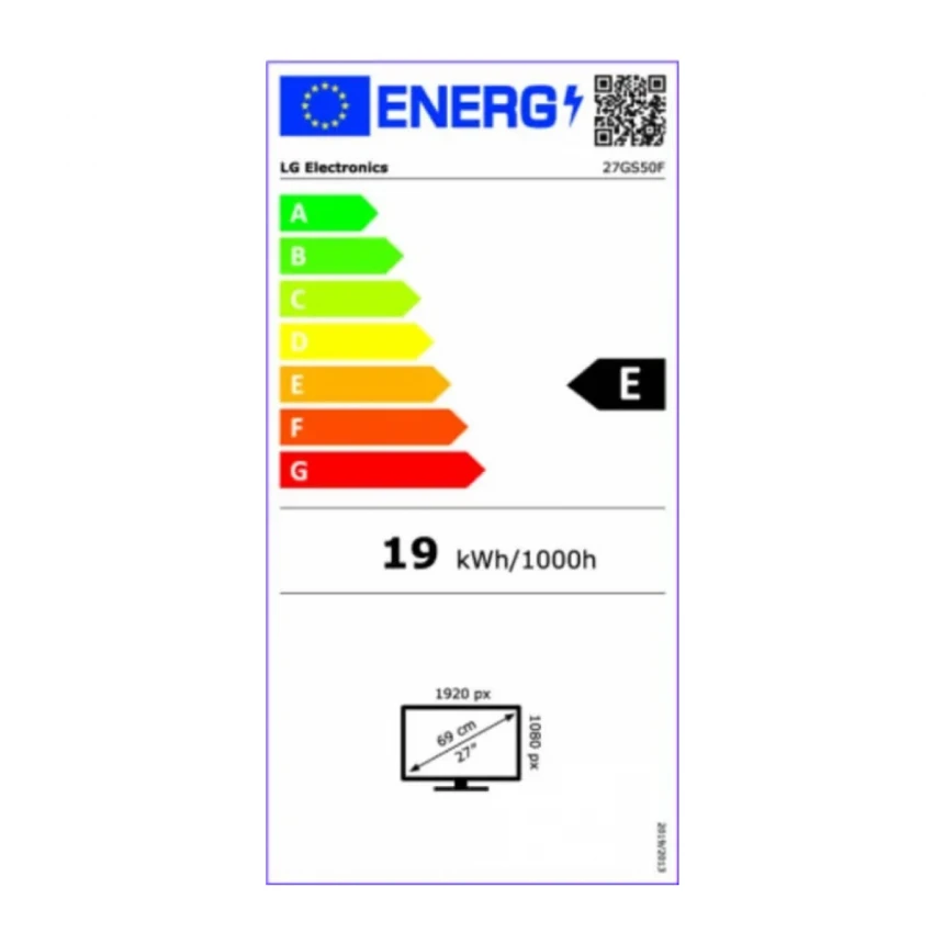 Monitor 27" LG 27GS60F-B IPS 1920x1080/180Hz/1ms/HDMI/DP/Gsyn
