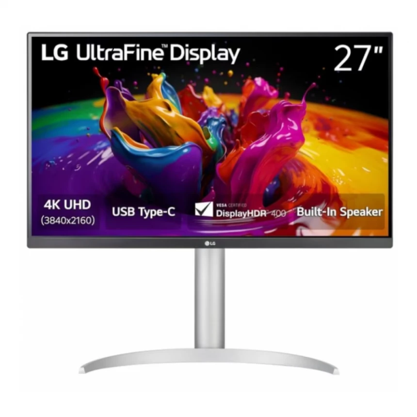 Monitor 27" LG 27UP850K-W IPS 3840x2160/60Hz/5ms/2xHDMI/DP/USB/Pivot