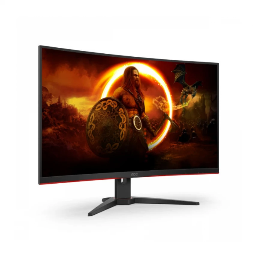Monitor AOC C32G2ZE/BK 31.5"/VA,zakrivljen/1920x1080/240Hz/0.5ms MPRT/HDMIx2,DP/freesync/VESA/crna