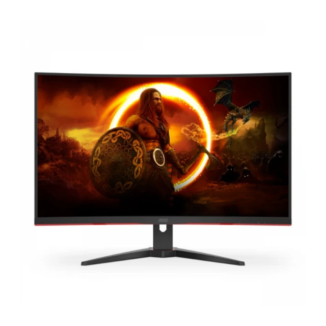 Monitor AOC C32G2ZE/BK 31.5"/VA,zakrivljen/1920x1080/240Hz/0.5ms MPRT/HDMIx2,DP/freesync/VESA/crna