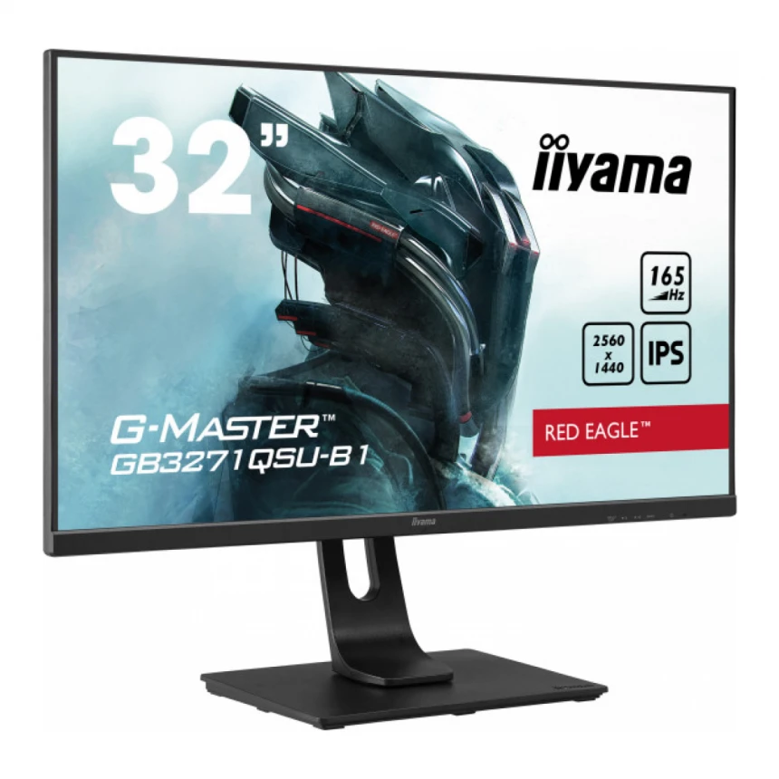 Monitor 31.5" Iiyama GB3271QSU-B1 IPS 2560x1440/165Hz/1ms/2xHDMI/2xDP/USB/zvučni