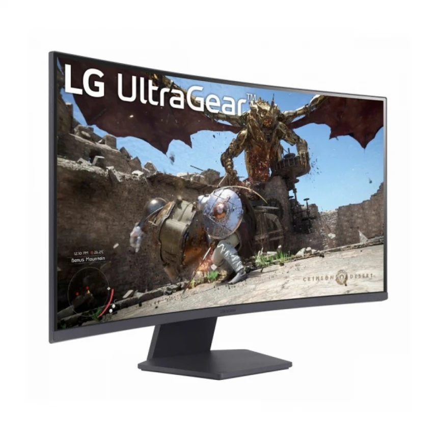Monitor 31.5" LG 32GS60QX-B VA 2560x1440/180Hz/1ms/2xHDMI/DP/zakrivljeni